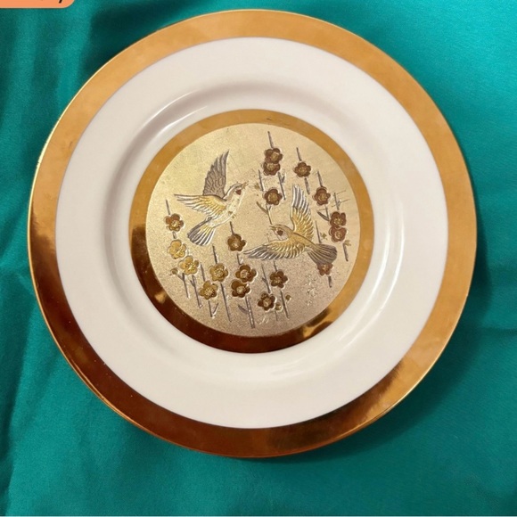 1983 Expressive Designs Chokin Yoshinabu Hara Collector Plate - Picture 1 of 4